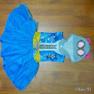 🎉🛍️LOL! Girls xs(4/5) light blue hoodied dress